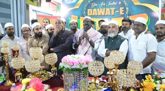 iftar party p ajay kumar khammam