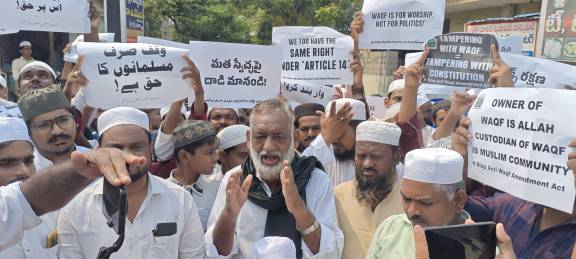 protests against waqf