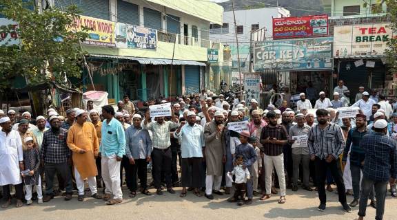 protests in khammam