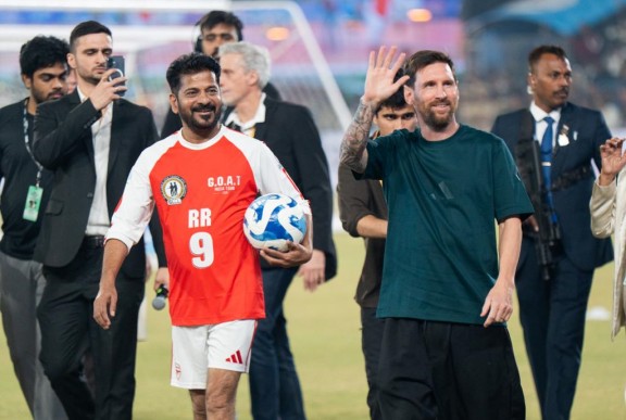 lionel messi football hyderabad 