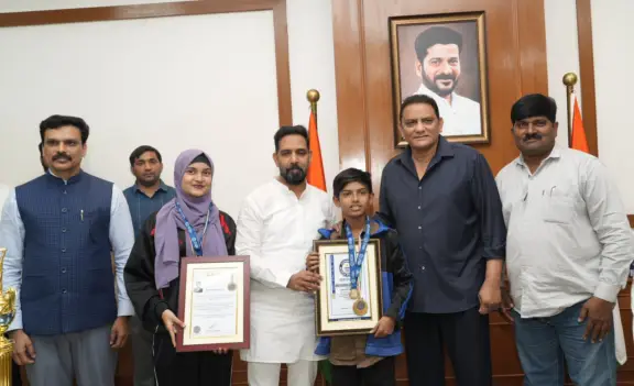 karate hanamkondan gurukul sturdent