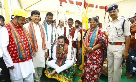 medaram jatra union minster welcome