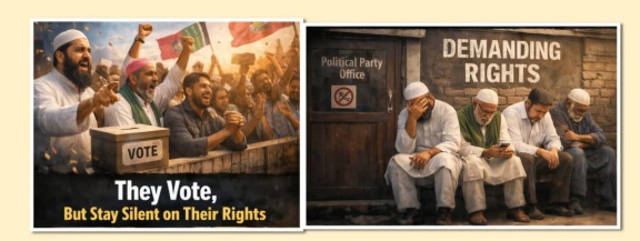 muslims vote but dont demand post