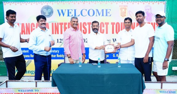 inter district tennis warangal