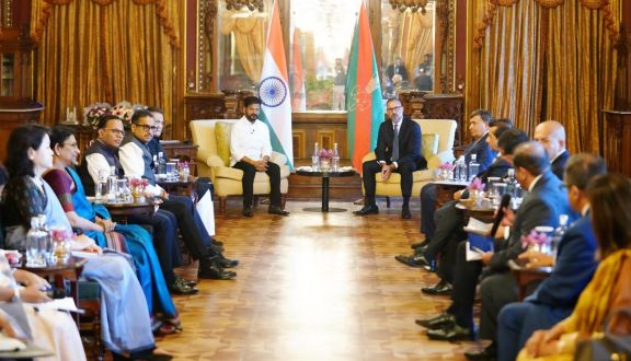CM Revanth Reddy Seeks Greater Support from Aga Khan Foundation for Telangana’s Development