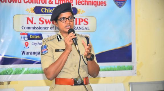 Four-Day Training for Police Instructors on Crowd Management During Festivals, Jatras and Processions Begins in Warangal
