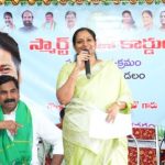Warangal MP Dr. Kadiyam Kavya distributed smart ration cards in Hasanparthy and highlighted the benefits available to eligible families under various Telangana government welfare schemes.